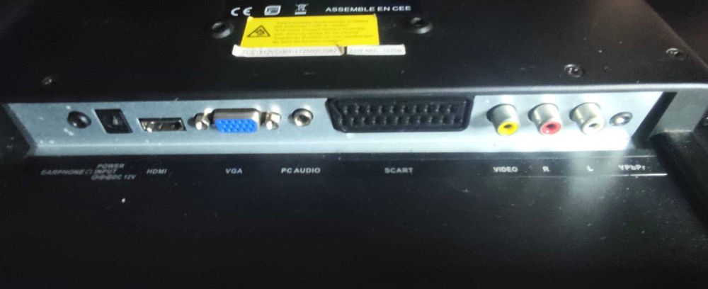 Televisão LCD LED VD-Tech 12V