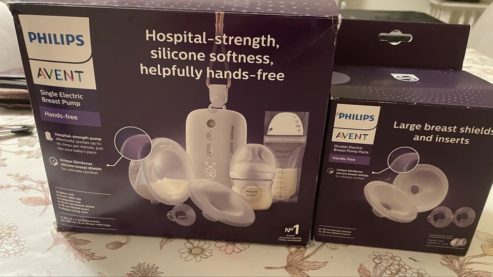 Bomba de amamentaçāo Philips Avent māos livres