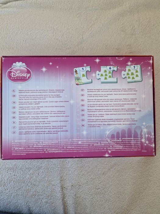 Trefl dodawanie z księżniczkami Disney'a,