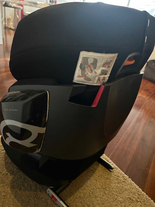 Cadeira Auto CYBEX Solution X-fix (Isofix + LSP) | Preto | Bom estado
