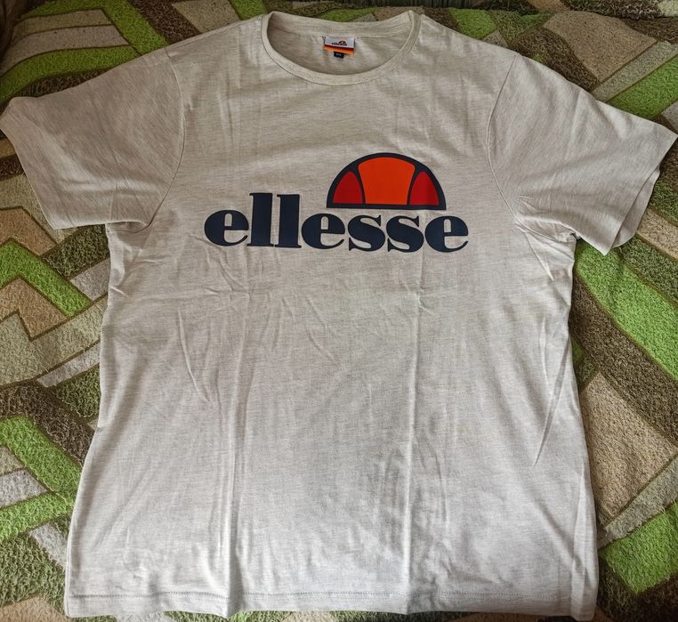 Футболка Ellesse оригінал / стильна біла футболка