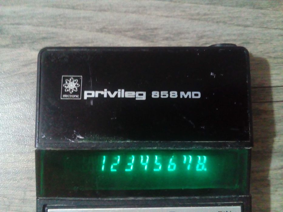 kalkulator privileg 858 md