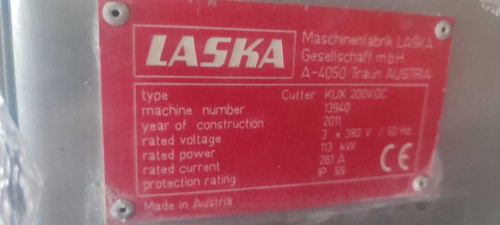 Кутер для м'яса Laska KUX 200 V.DC
