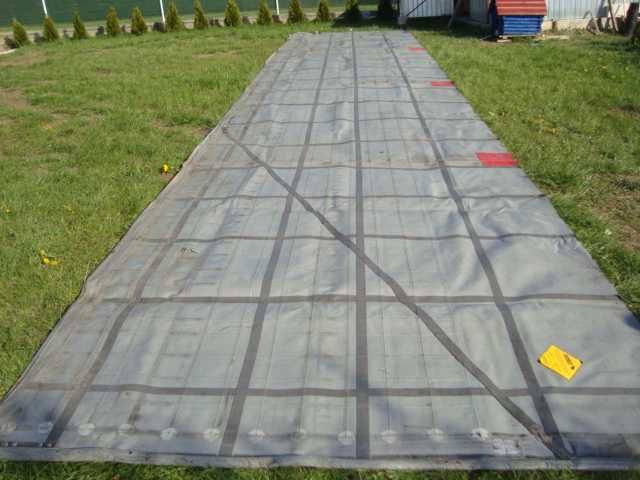 Plandeka do przykrycia opału w ćwiartkach metrach 2,8 x 6,8 m