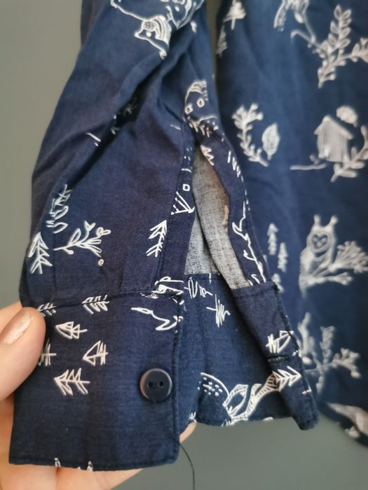 Granatowa koszula