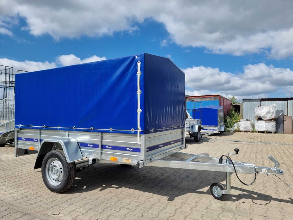 Przyczepy samochodowe jedno dwuosiowych na kat B wynajem