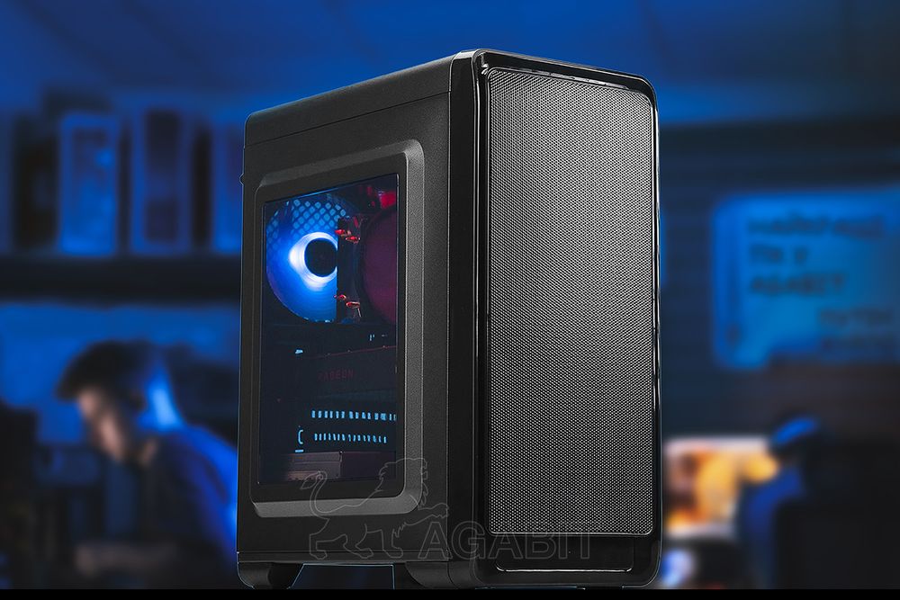 Учбовий! RX 5700 XT+i3-14100F+DDR4 16GB+M.2 SSD 240GB –  Ігровий комп'ютер ПК для ігор геймерський игровой компьютер
