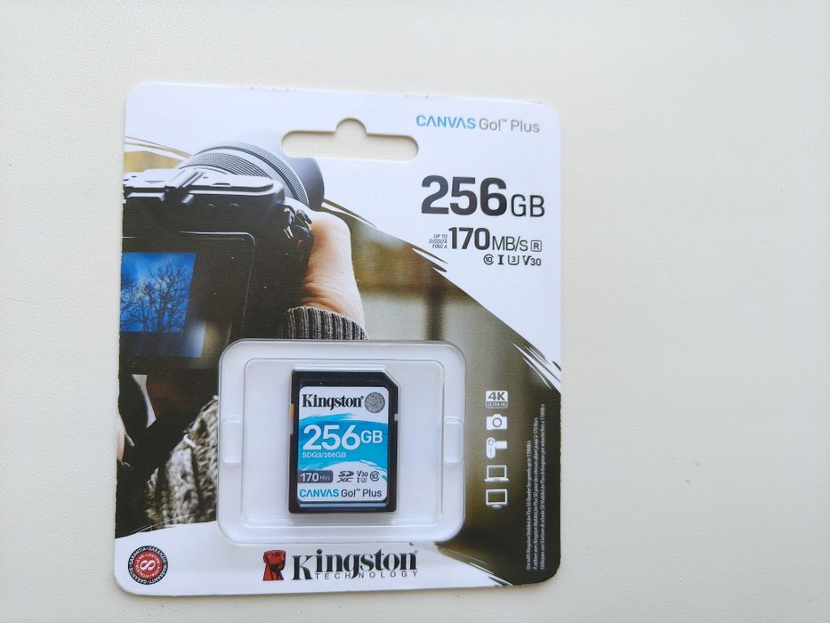 SDXC 256GB Kingston Canvas Go! Plus 170MB/s