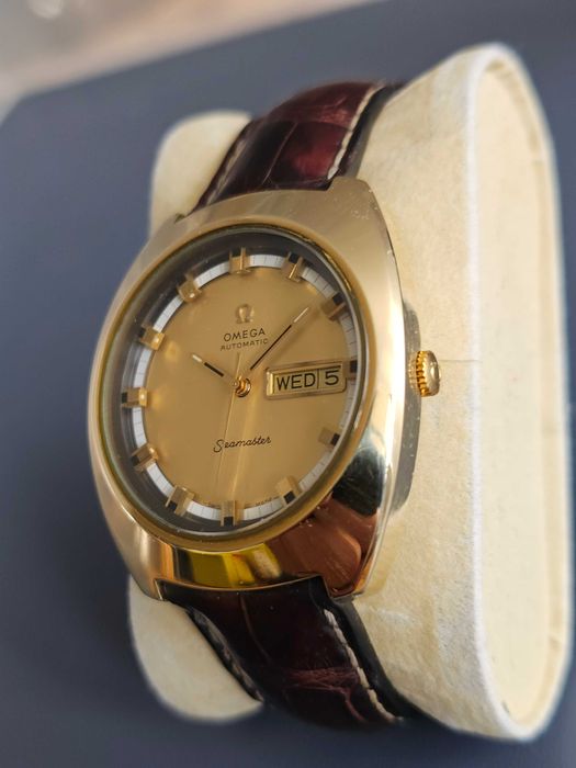 Omega Seamaster automatic 14k Gold Filled 39 mm b/k