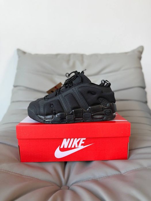 36-45 Nike Air More Uptempo Low Black