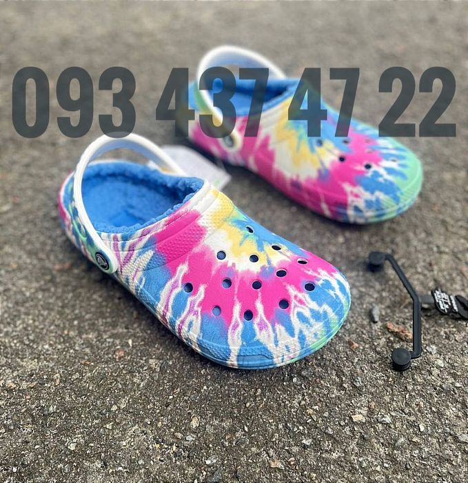 Розпродаж Крокси Сабо Утеплені Baya Lined Tiedye