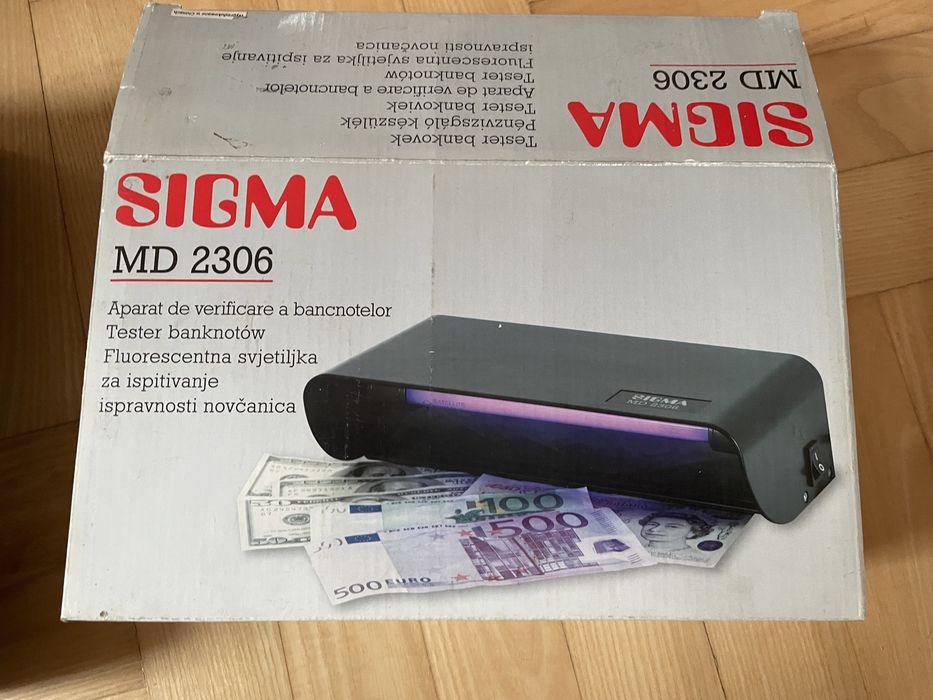 Urządzenie do kontroli banknotów Sigma md 2306