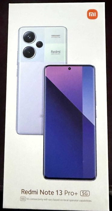 Redmi Note 13 Pro+ 5G 12/512 GB Midnight Black, pudełko
