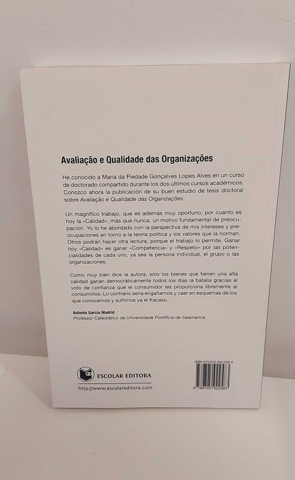 Avaliação e Qualidade das Organizações