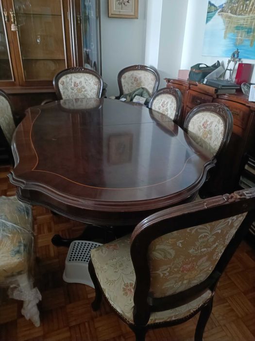 Mesa Sala de Jantar + 6 Cadeiras