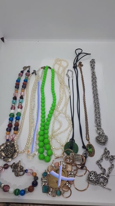 Винтажные бусы,браслет.