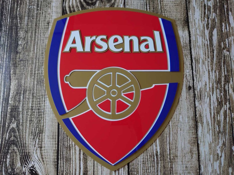 Arsenal herb na ścianę do domu mieszkania prezent dla męża chłopaka