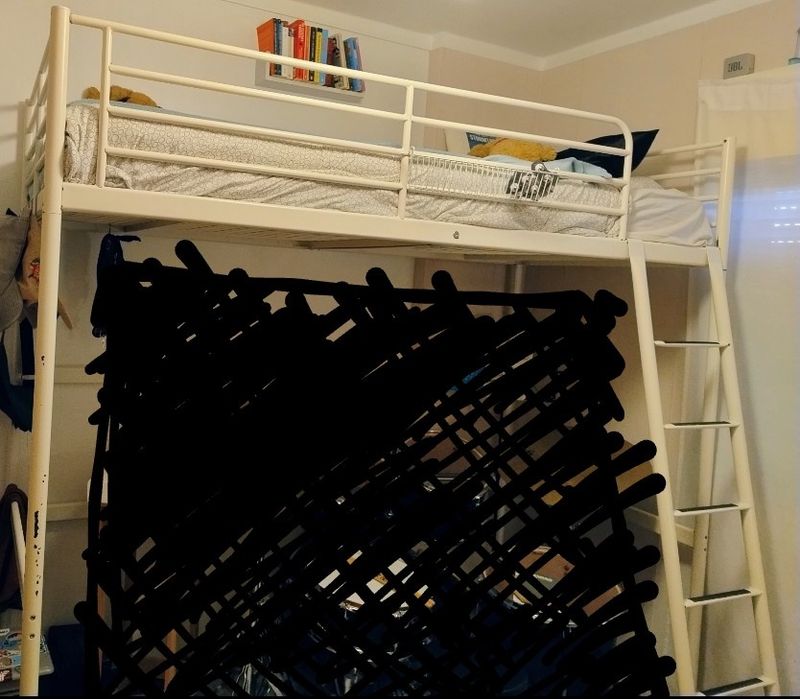 IKEA Loft bed Metal White