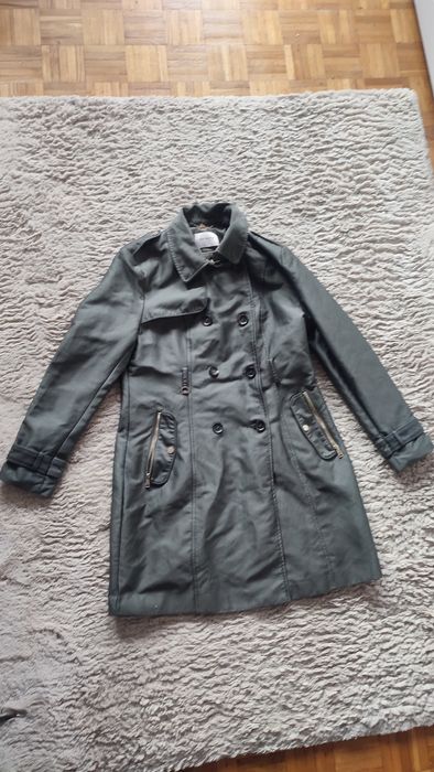 Płaszcz Orsay na jesień butelkowa zieleń roz.42