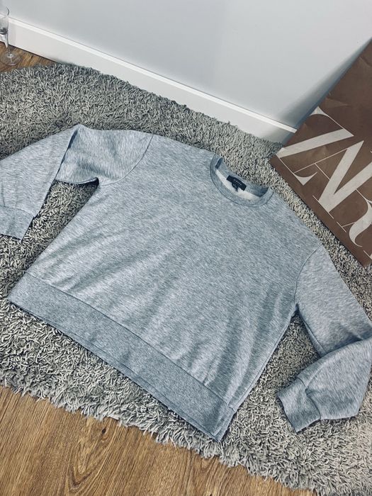 Primark rozm S szara bluza basic crewneck damska basic oversize