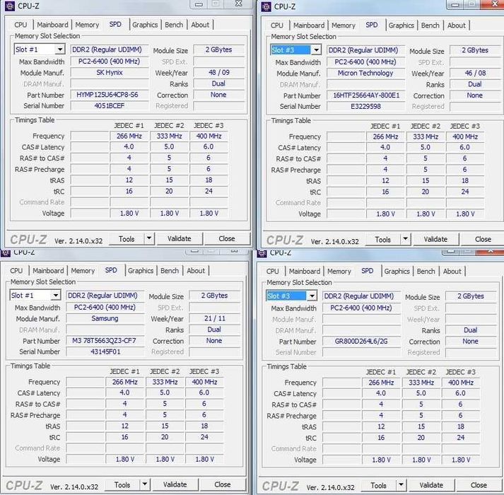 Память оперативная DDR2 667, 800 по 2 gb для ПК. Рабочая, проверена.