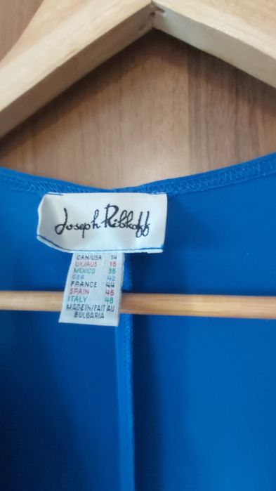 Sukienka niebieska projektanta Joseph Ribkoff  w r.44
