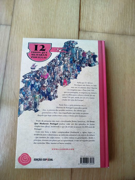 Livro 12 Erros que Mudaram Portugal, de João Vasco Almeida