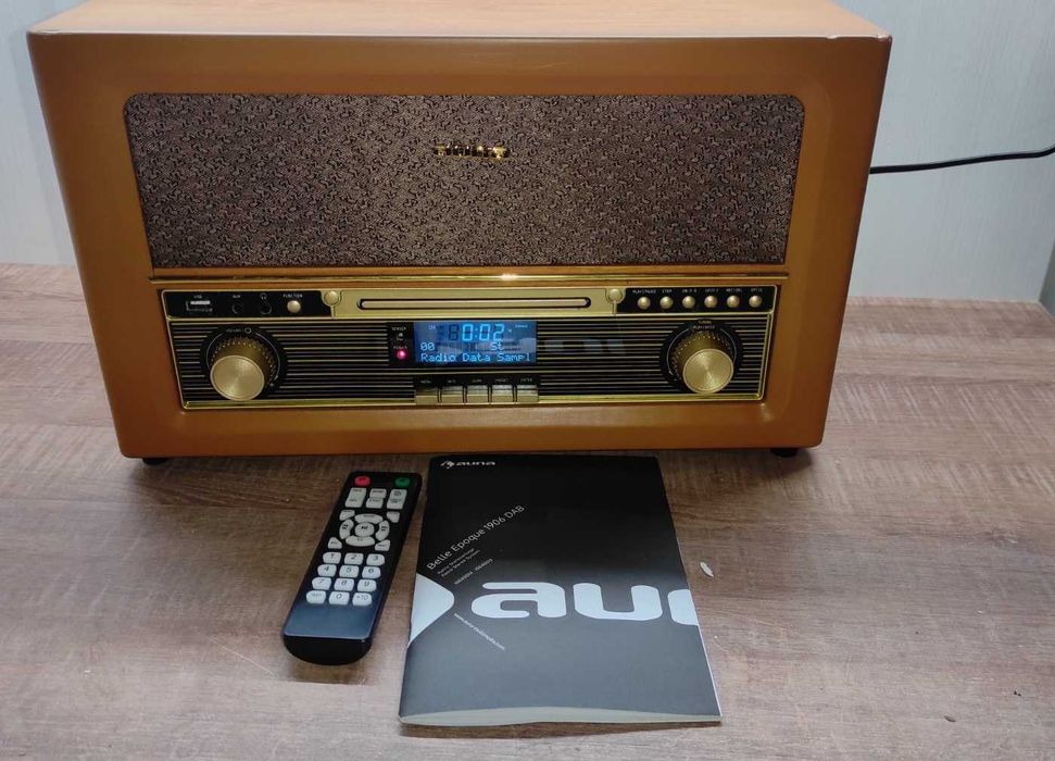 Ретро-стереосистема Auna Belle Epoque 1906 DAB, BT CD DAB USB УЦІНКА