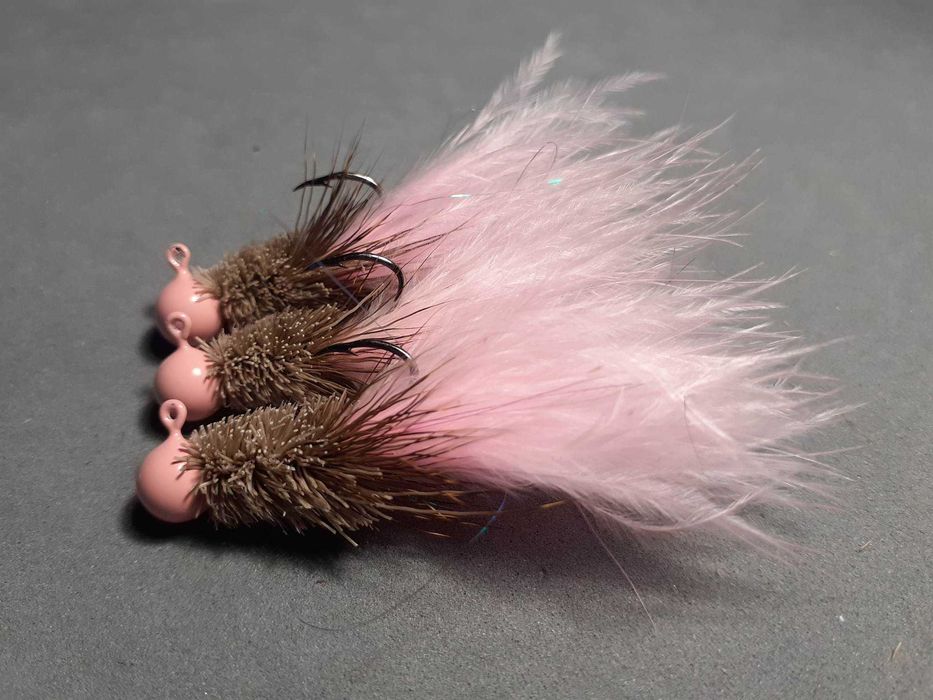 Jigi White Marabut / Pink / Black / Przynęty Pstrąg / Okoń