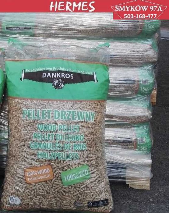 PELLET Olczyk Certyfikat ENplus A1 (Barlinek Dankros Gold) Hermes Opał