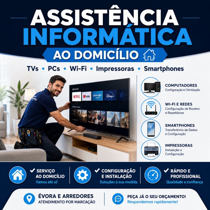 Home-Based IT Support and Equipment Installation – Évora