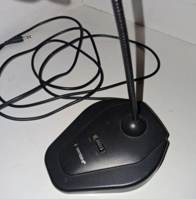 Настільний мікрофон Gembird MIC-D-01 Black
