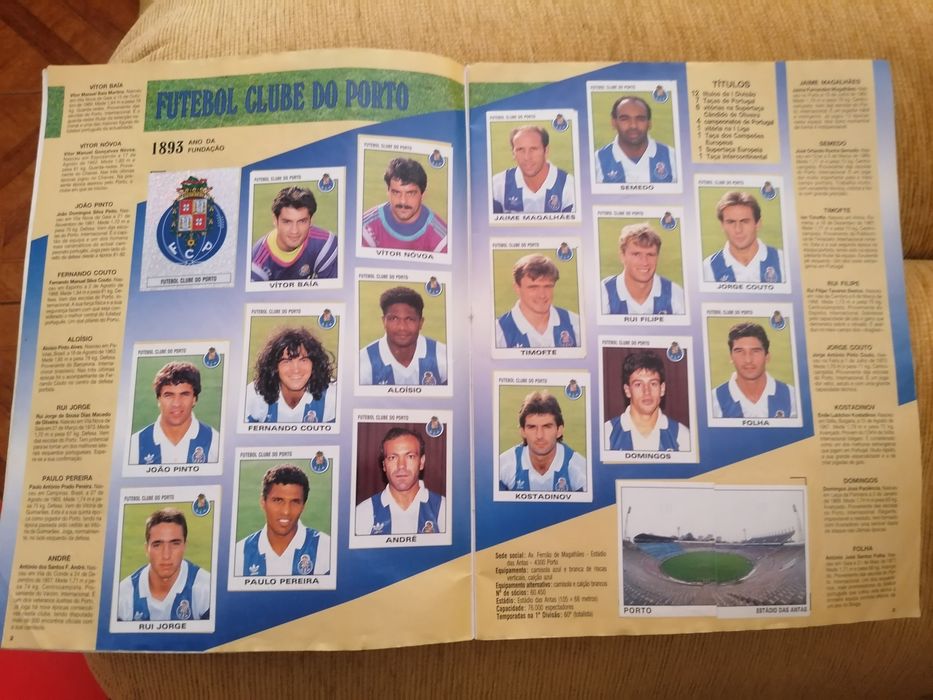 Futebol 93 94 Panini completa
