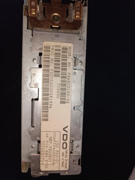 Radio original Peugeot 206