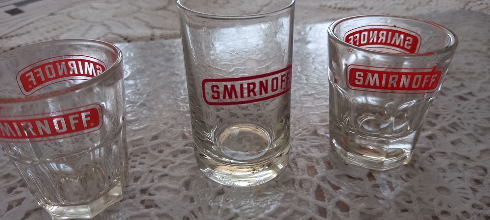 Kieliszki Smirnoff 3 sztuki