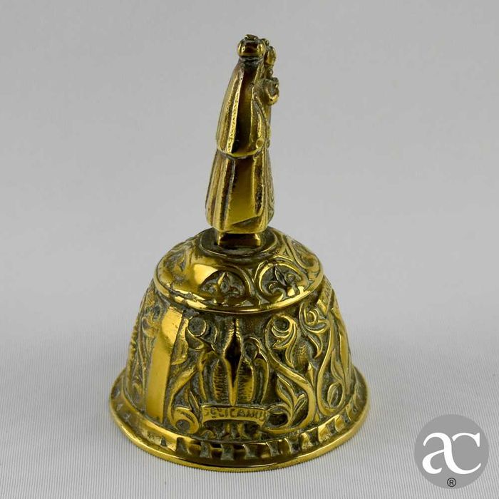 Campainha em bronze, Nossa Senhora e Menino