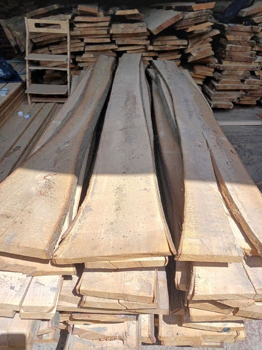 Дошка червоний дуб суха столярна необрізна , доска красный дуб 30 мм