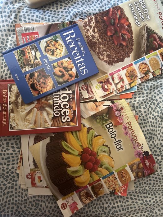 Livros e revistas de receitas