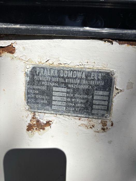 Pralka Domowa EL4 1959r
