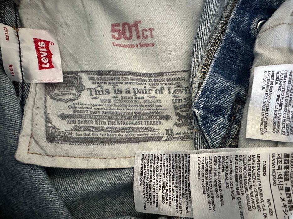 Levis 501 CT W34 Szorty Krótkie Spodenki Piękne