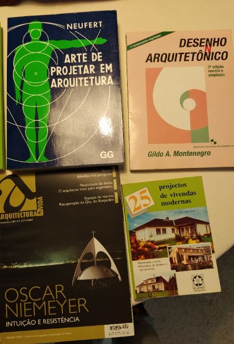 Livros e revistas de arquitetura - como novos