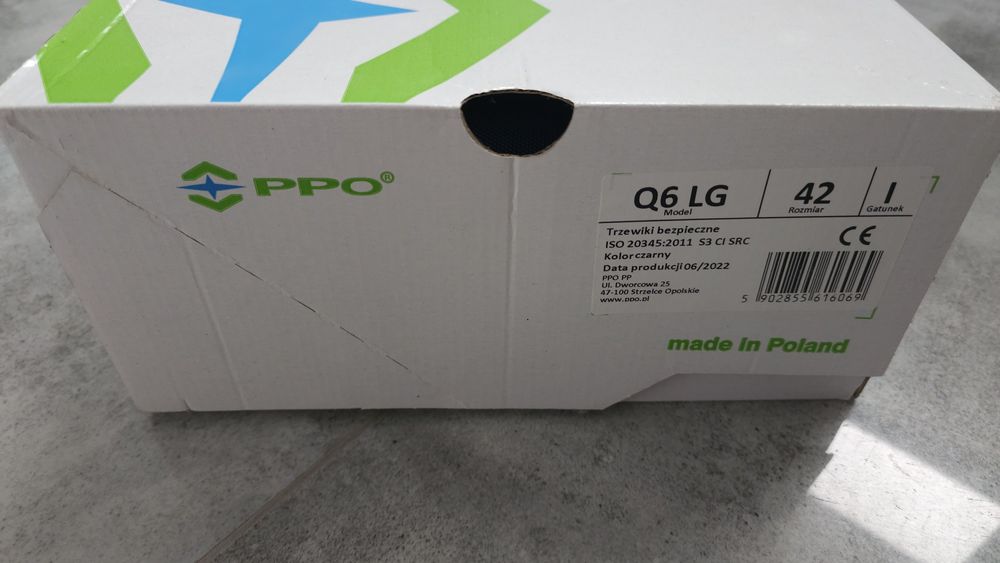 Trzewiki typu Shockabsorber PPO Q6LG BN r. 42