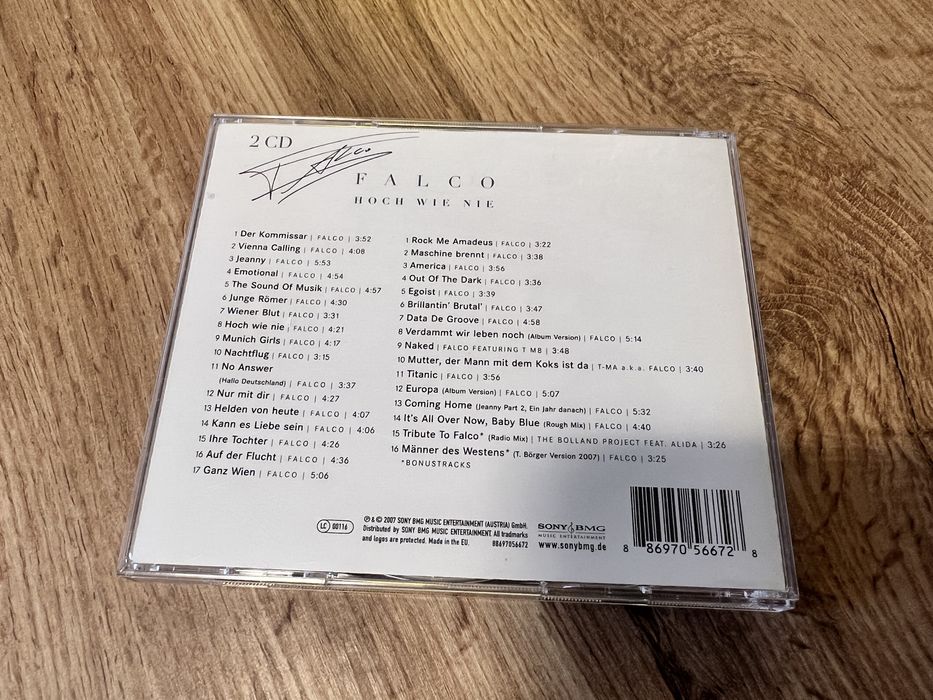 FALCO  2CD Hoch wie nie Unikat! Stan idealny