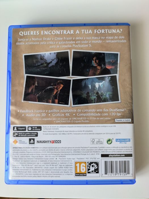 Uncharted - Coleção Legado dos Ladrões PS5