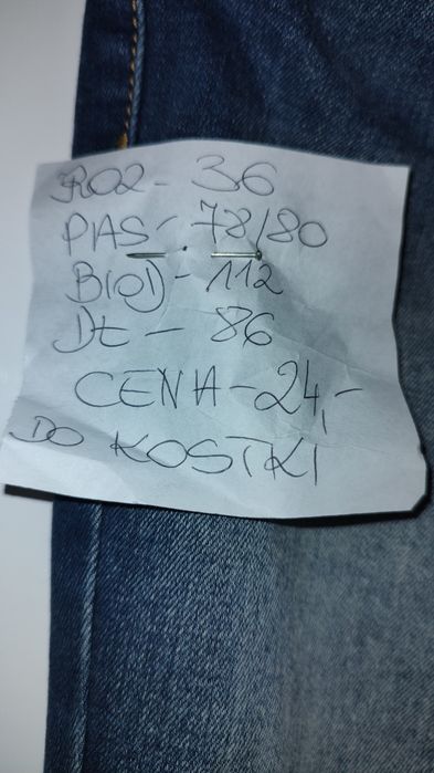 Bardzo ładne spodnie do kostki rozmiar 36