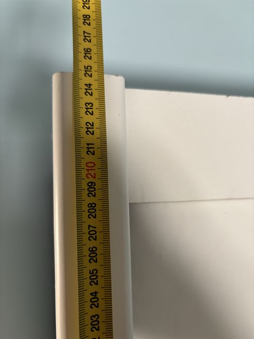 Biała duża szafa 204x215x60