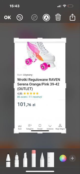 Wrotki regulowane Raven