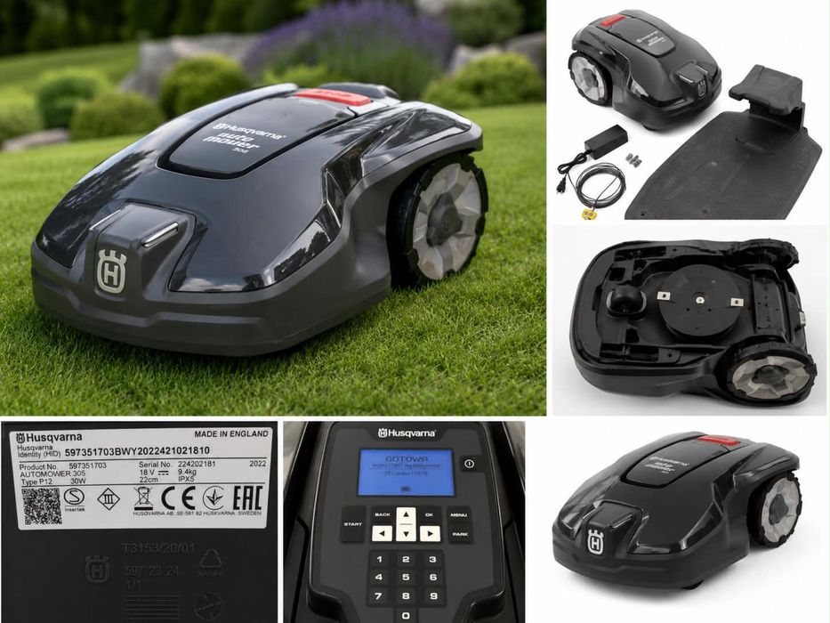Husqvarna Automower 306 – robot koszący – stan idealny – 3 lata