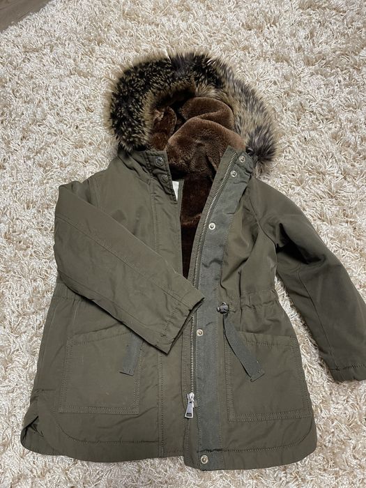 Парка для дівчинки 110 см