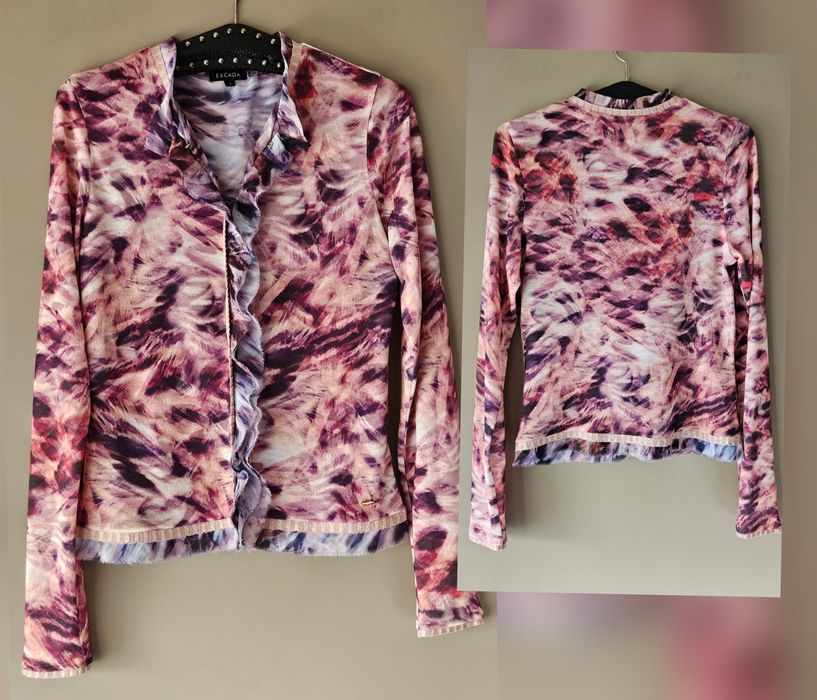 Elegancki sweter blazer Escada rozmiar S/M